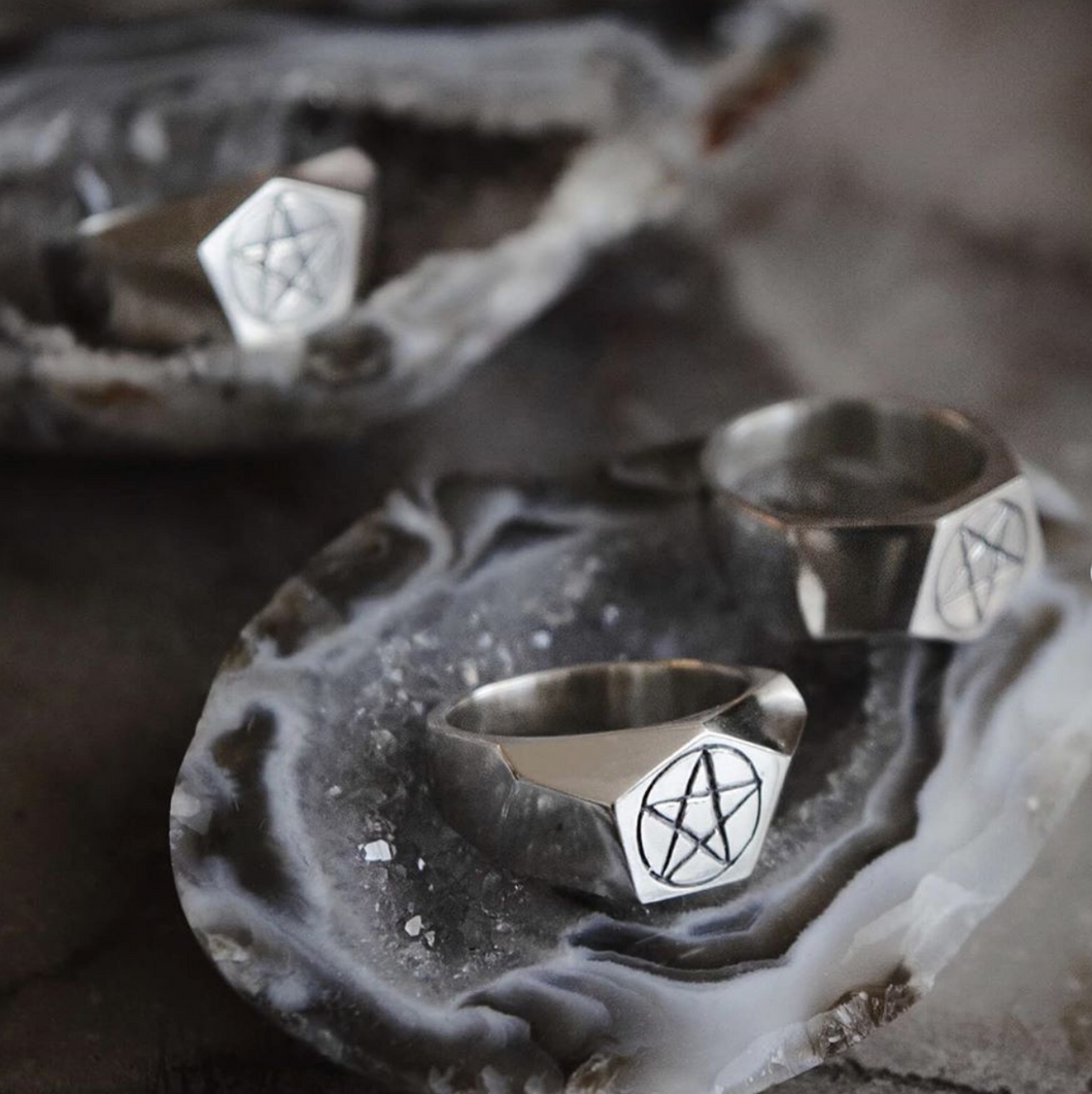 Anillo Pentagrama ✪ A medida