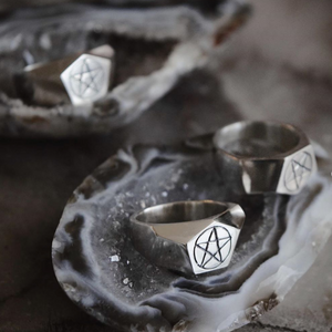 Anillo Pentagrama ✪ Talla 6